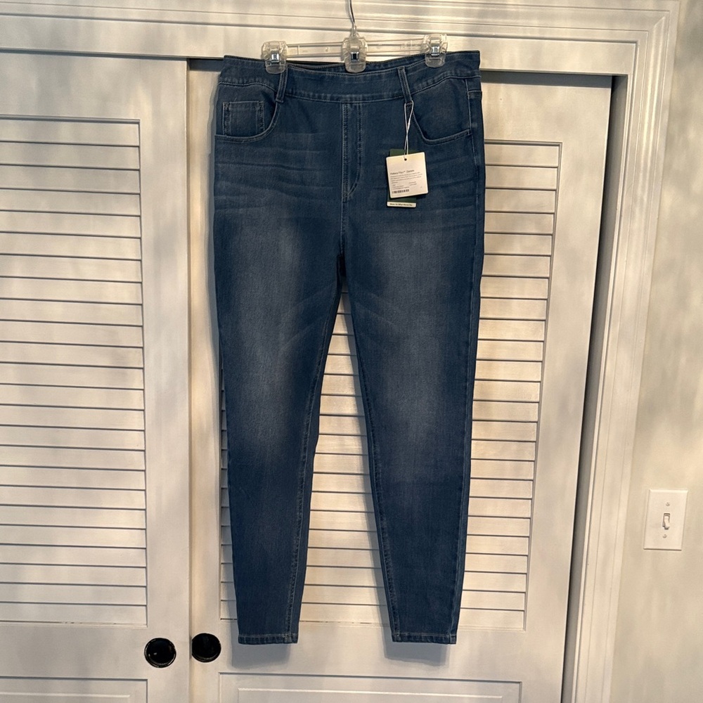 HALARA Dark Blue Skinny Jeans